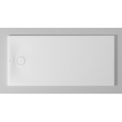 Bac à douche DU Tempano. rectangle 1600x750mm. blanc
