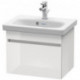 Meuble sous-vasque Duravit DURASTYLE COMPACT 398x500x368mm betongris matt/blanc mat