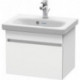 Meuble sous-vasque Duravit DURASTYLE COMPACT 398x500x368mm blanc mat/blanc mat