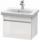 Meuble sous-vasque Duravit DURASTYLE COMPACT 398x500x368mm blanc brillant