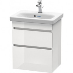 Meuble sous-vasque Duravit DURASTYLE COMPACT 610x500x368mm betongris matt/blanc mat