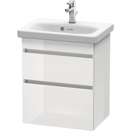 Meuble sous-vasque Duravit DURASTYLE COMPACT 610x500x368mm betongris matt/blanc mat