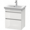 Meuble sous-vasque Duravit DURASTYLE COMPACT 610x500x368mm betongris matt/blanc mat