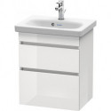 Meuble sous-vasque Duravit DURASTYLE COMPACT 610x500x368mm taupe/blanc mat