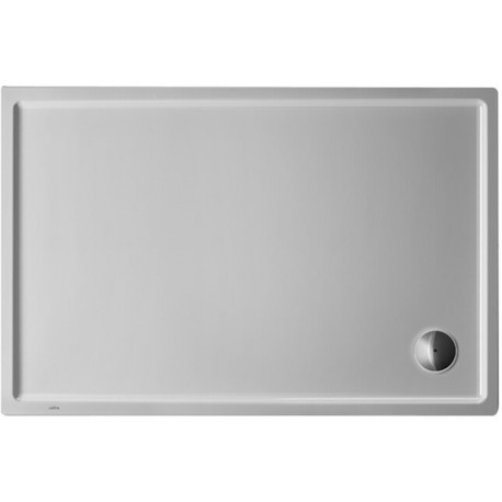 Receveur de douche rectangulaire STARCK SLIMLINE 1300x800x55mm blanc