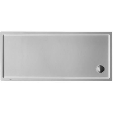 Receveur de douche rectangulaire STARCK SLIMLINEavec antidérapant 1700x800x60mm blanc