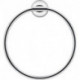 Anneau porte-serviettes Starck T chromé DURAVIT