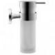 Distributeur de savon Starck T noir matavec verre blanc mat DURAVIT