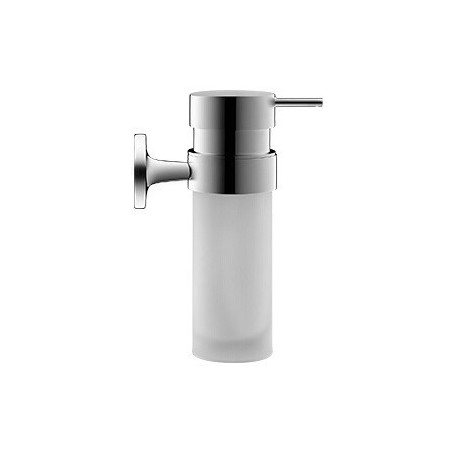 Distributeur de savon Starck T noir matavec verre blanc mat DURAVIT