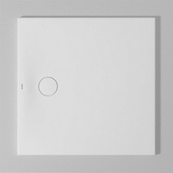 Bac à douche DU Tempano. carré 900x900mm. Blanc. Antidérapant