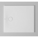 Bac à douche DU Tempano. rectangle 900x800mm. Blanc. Antidérapant