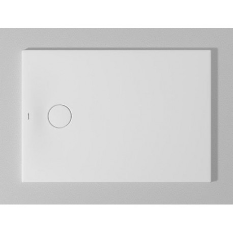 Bac à douche DU Tempano. rectangle 1000x700mm. Blanc. Antidérapant