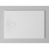 Bac à douche DU Tempano. rectangle 1000x700mm. Blanc. Antidérapant