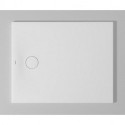 Bac à douche DU Tempano. rectangle 1000x800mm. Blanc. Antidérapant