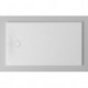 Bac à douche DU Tempano. rectangle 1400x800mm. Blanc. Antidérapant
