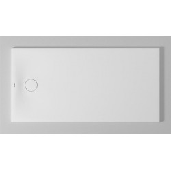 Bac à douche DU Tempano. rectangle 1500x750mm. Blanc. Antidérapant