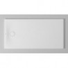 Bac à douche DU Tempano. rectangle 1500x750mm. Blanc. Antidérapant