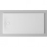 Bac à douche DU Tempano. rectangle 1600x800mm. Blanc. Antidérapant