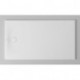 Bac à douche DU Tempano. rectangle 1600x900mm. Blanc. Antidérapant