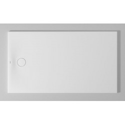 Bac à douche DU Tempano. rectangle 1600x900mm. Blanc. Antidérapant