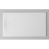 Bac à douche DU Tempano. rectangle 1600x900mm. Blanc. Antidérapant