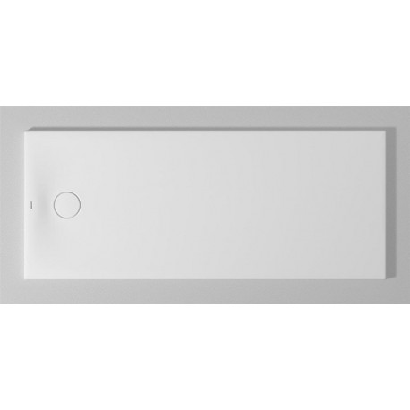 Bac à douche DU Tempano. rectangle 1700x700mm. Blanc. Antidérapant