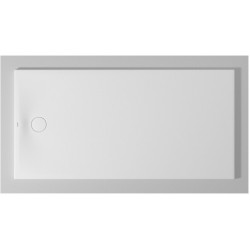 Bac à douche DU Tempano. rectangle 1800x900mm. Blanc. Antidérapant