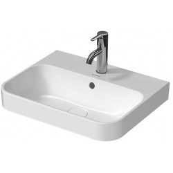 Vasque à poser DU Happy D.2 Plus 500mm Anthracite Matt/blanc. avec débordement. .1 trou 