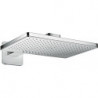 Douche tête 460x300mm 2jetavec bras de douche 450mm, rosace SoftCube chroméé