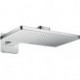 Douche tête 460 x 300 1jetavec bras de douche 450 mm, rosace SoftCube chroméé