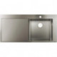S715-F450 Évier encastré 450avec égouttoiravec troupour robinet acier inox