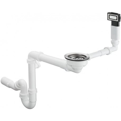 Robinet de vidage / trop-plein manuel HG D12-10. pour évier 500 chromé