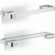 Poignée de parois de douche 444mm chroméé