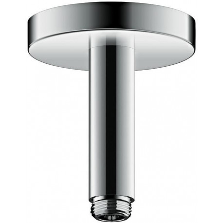 Bras de douche S 100 mm plafond nickel brossé