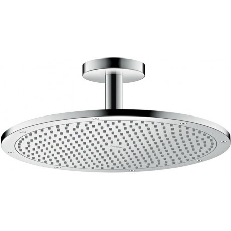 tête de douche 350 Air 1jetavec raccordement plafond 100 mm nickel brossé