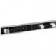 Module thermostatique RainSelect encastréavec 5 fonctions noir/chromé