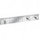 Module thermostatique RainSelect encastréavec 5 fonctions chroméé