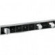 Module thermostatique RainSelect encastréavec 4 fonctions noir/chromé