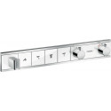 Module thermostatique RainSelect encastréavec 4 fonctions blanc/chromé