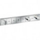 Module thermostatique RainSelect encastréavec 4 fonctions chroméé