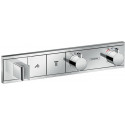 Module thermostatique RainSelect encastréavec 2 fonctions chroméé