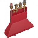 Combiné thermostatique 4 trou s Corps d'encasté pour montage sur bord baignoire
