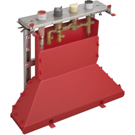 Corps d'encastré pour batterie 4 trou s therm pour montage sur plage carrelage