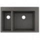 S510-F635 Evier encastré 180/450 gris pierre