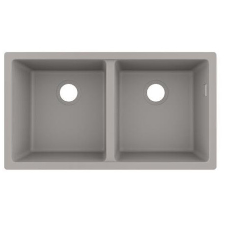 S510-U770 GS Evier à encastrer sous plan 370/370 gris béton