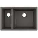 S510-U635 GS Evier à encastrer sous plan 180/450 gris pierre
