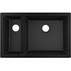 S510-U635 GS Evier à encastrer sous plan 180/450 noir graphite