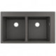 S510-F770 Evier encastré 370/370 gris pierre