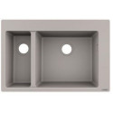 S510-F635 Evier encastré 180/450 gris béton