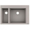 S510-F635 Evier encastré 180/450 gris béton